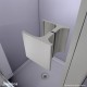 Lumen Semi-Frameless Pivot Shower Door