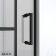Unidoor Toulon Frameless Hinged Shower Door